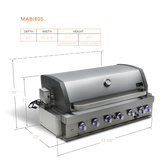 Mont Alpi 44” Built-in Grill - MABi805
